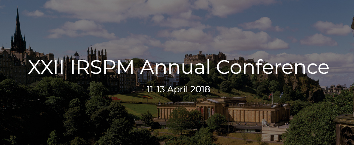 Convegno Edimburgo IRSPM-2018